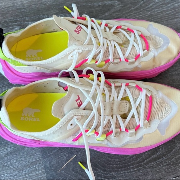 Sorel Kinetic Breakthru Tech Lace Sneakers Size 12 - Picture 2 of 8